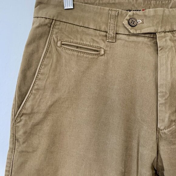 BRAX Pants Mens 33-32 KHAKI Brown Fabio Chino Straight Feel Good Covered - Picture 3 of 7